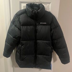 Mens Black Columbia Puffer Jacket sz Small